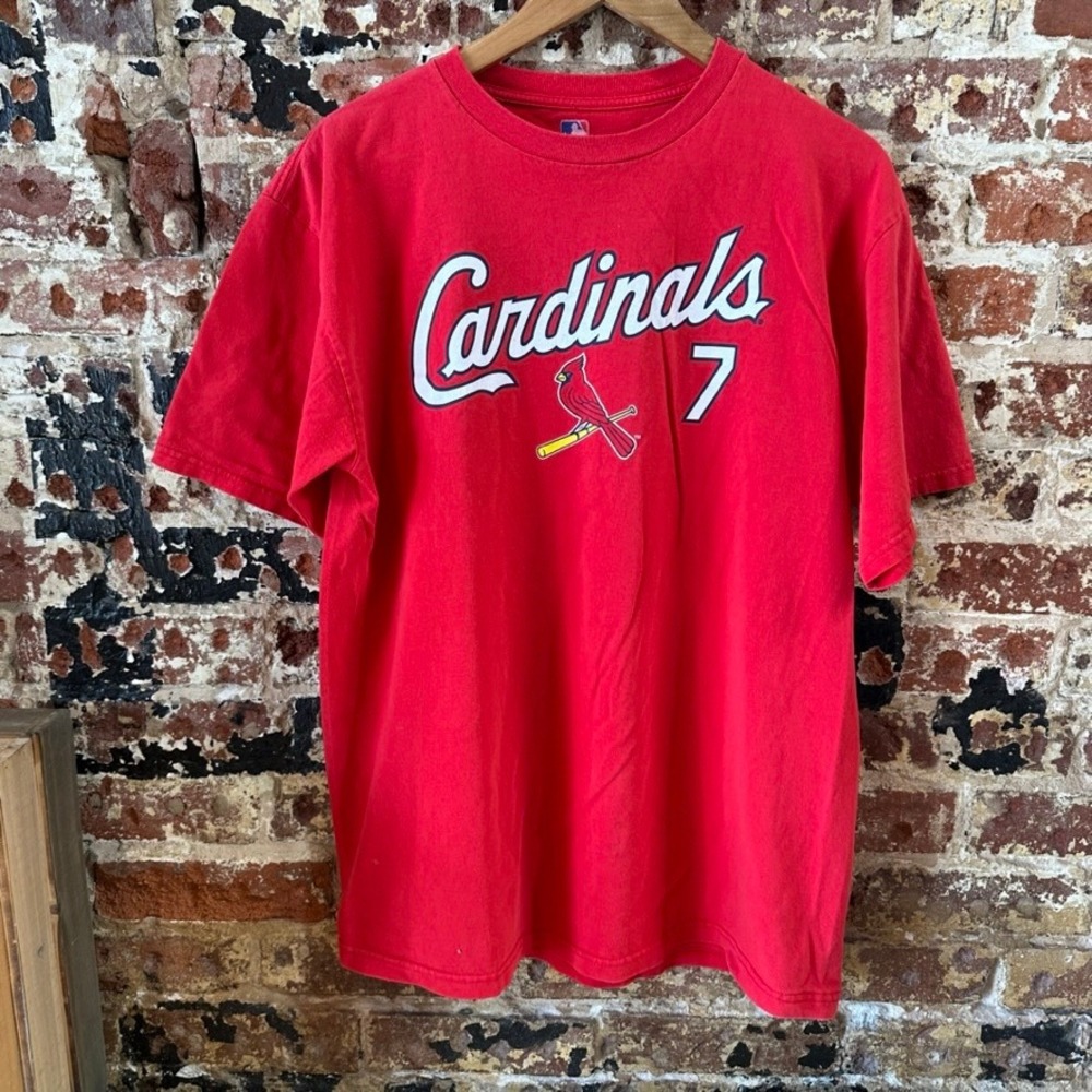 Genuine Merchandise St. Louis Cardinals MLB T-Shirt Short Sleeve Red Mens Large